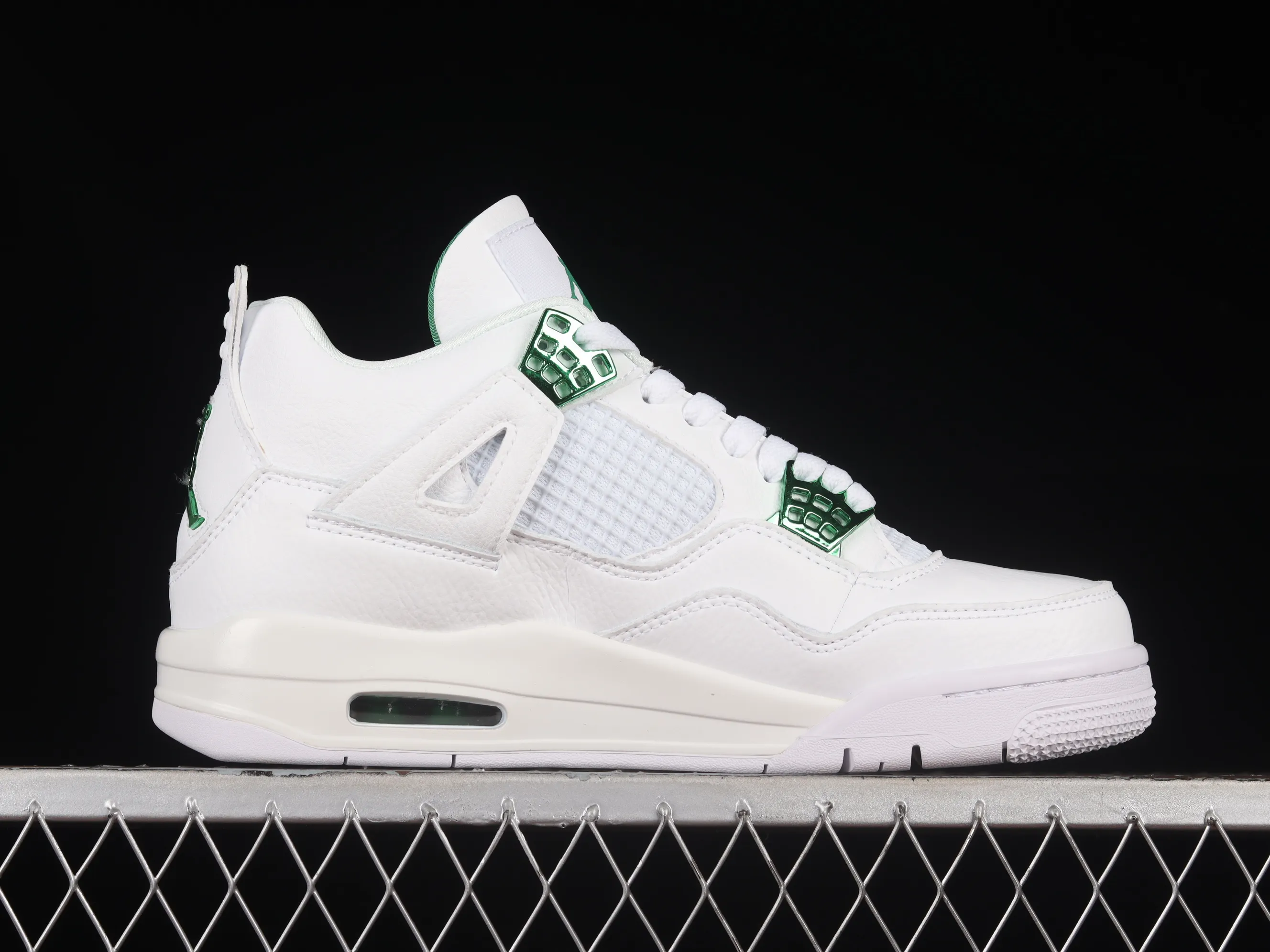 All Categories Air Jordan Jordan Series Basketball Shoes Air Jordan 4 Air Jordan 4 "Pine Green" AJ4 Joe 4 White Green First Layer Authentic Standard CT8527-113
